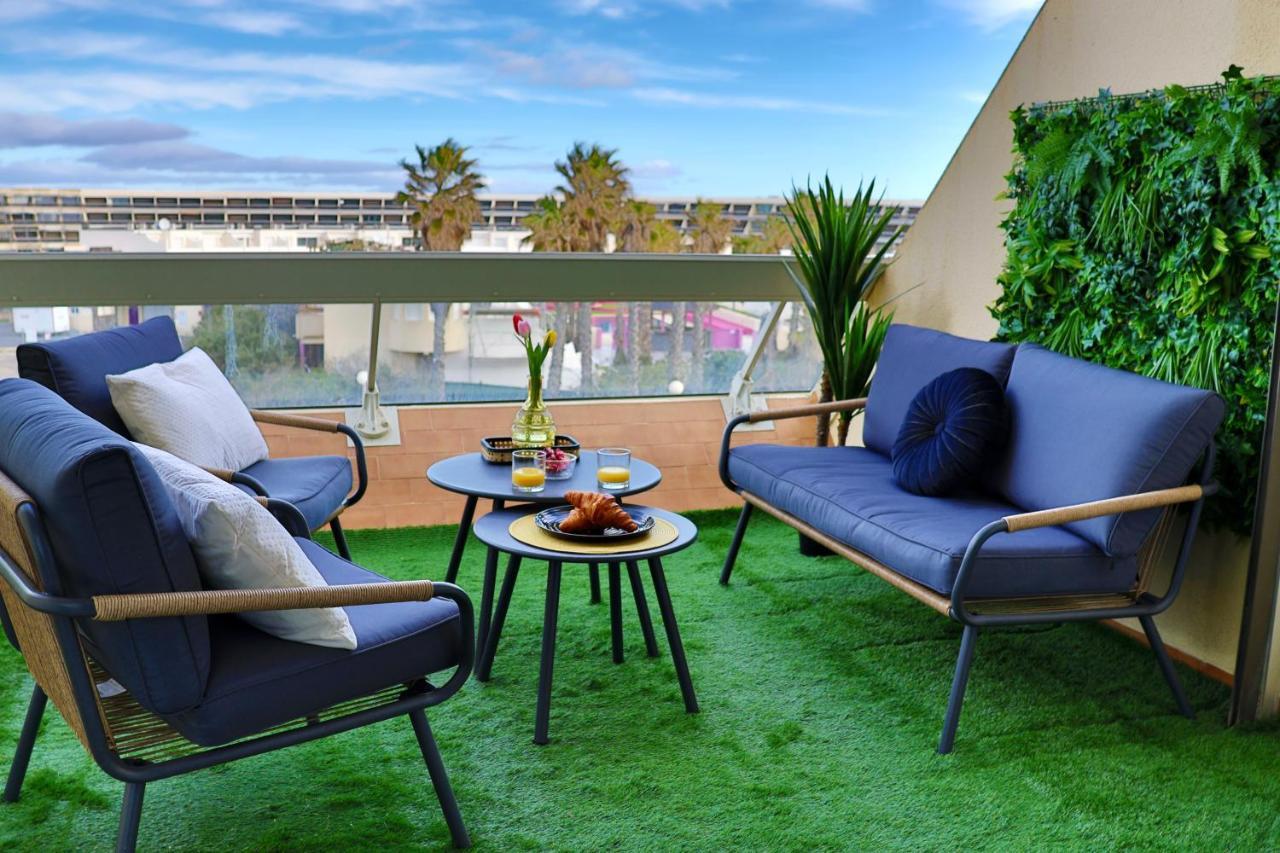'Cap Confession' - Naturiste - Sea View - Beach - Parking -Air Conditionaire Agde Extérieur photo
